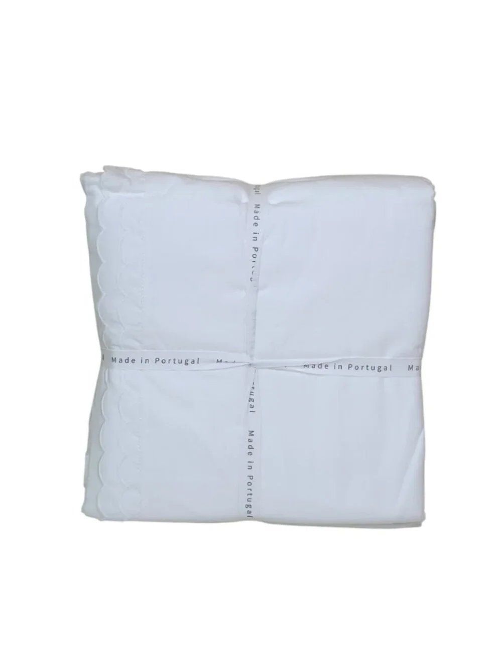 Docofil King Size Super Soft 100% Cotton Sheet Set Made In Portugal White